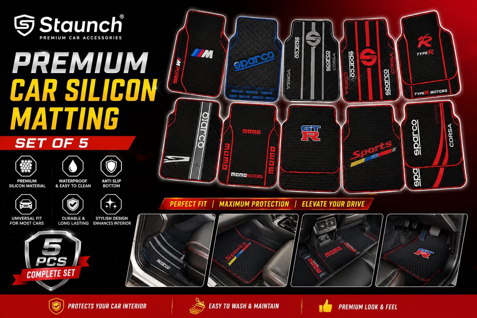 CAR SILICON MATTING